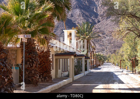 Zzyzx, CA, USA. 21 Jan, 2019. L'abandonné Zzyzx sources minérales et Spa. Zzyzx anciennement Soda Springs dans le Mojave National Preserve. Crédit : Ian L. Sitren/ZUMA/Alamy Fil Live News Banque D'Images