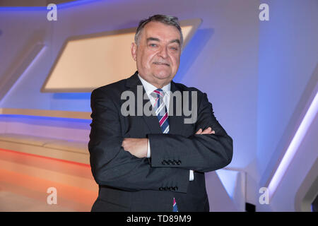 Herbert Reul dans der ARD-émission-aischberger «. die woche' im WDR Studio B 3. Köln, 12.06.2019 Banque D'Images