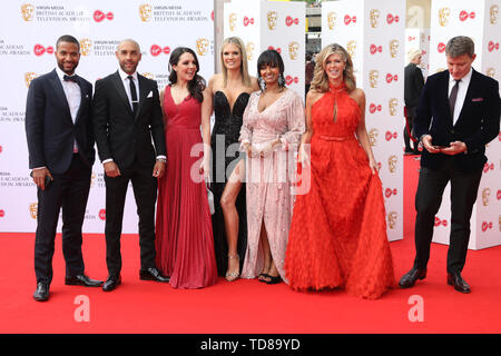 Le BAFTA Television Awards (BAFTA) TV s'est tenue au Royal Festival Hall - Arrivées avec : Kate Garraway, Ben Shephard, Charlotte Hawkins, Laura Tobin, Alex Beresford, Ranvir Singh, Sean Fletcher Où : London, Royaume-Uni Quand : 12 mai 2019 Credit : Lia Toby/WENN.com Banque D'Images