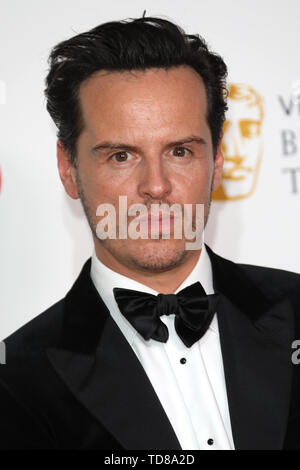 Le BAFTA Television Awards - Arrivals chambres climatisées de l'établissement : Andrew Scott Où : London, Royaume-Uni Quand : 12 mai 2019 Credit : Lia Toby/WENN.com Banque D'Images