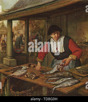 Adriaen van Ostade - Fishwife 1 C 1670 Banque D'Images