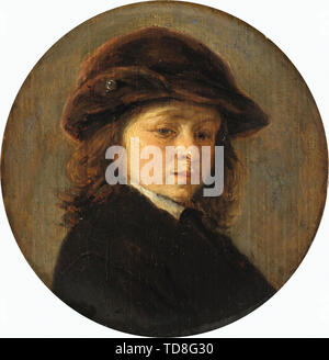 - Adriaen van Ostade Garçon Portrait Banque D'Images