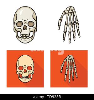 Crâne,poignet,la mort,d,monster,le calcium,le mal,horreur,structure,tatouage,bras,carpe,santé,tête,eye,xray,l'enfer,panneaux,dommage,les dents,médecine, biologie médicale,clinique,os,squelette,anatomie,des,organes,,set,icône,,illustration,collection,isolé,design,graphisme,élément,signe, vecteurs vecteur , Illustration de Vecteur