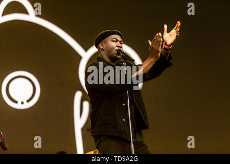 Landgraaf, Pays-Bas 8 juin 2019 Yuna exécute live au Festival Pinkpop 2019 © Roberto Finizio/ Alamy Banque D'Images