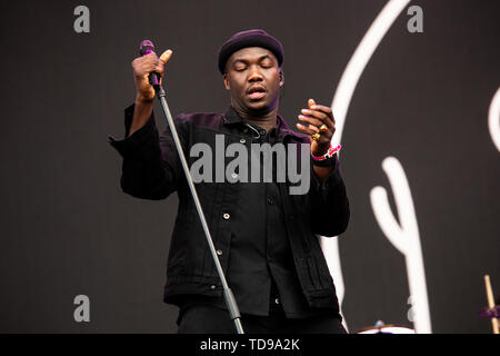 Landgraaf, Pays-Bas 8 juin 2019 Yuna exécute live au Festival Pinkpop 2019 © Roberto Finizio/ Alamy Banque D'Images