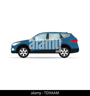 Location de crossover avec ombre Illustration de Vecteur