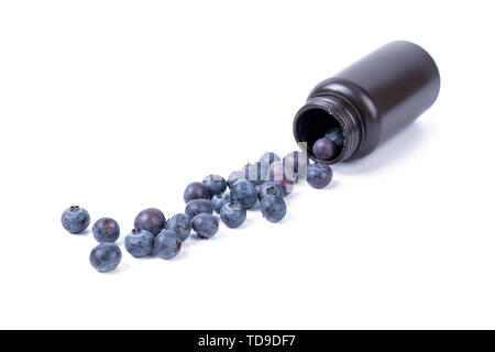 Blueberry still life close-up Banque D'Images