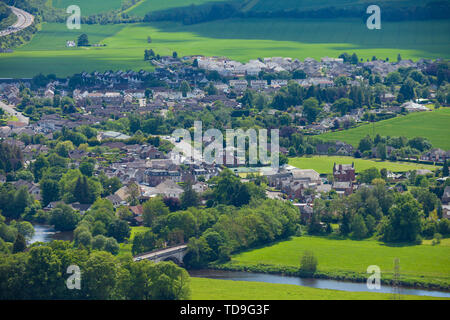 La petite ville de Pont de gagner dans le Perthshire en Écosse Banque D'Images