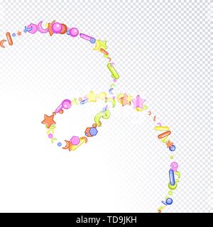Image granuleuse Sprinkles sur un fond transparent Illustration de Vecteur