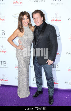 Lizzie Cundy et Jeremy Gordeno, Butterfly Ball, Grosvenor House Hotel, Londres, Royaume-Uni, le 13 juin 2019, photo de Richard Goldschmidt Banque D'Images