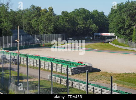 MONZA, ITALIE - 13 juin 2019 : l'Autodromo Nazionale Monza, variantes d'Ascari. Situé près de la ville de Monza, au nord de Milan, en Italie. Banque D'Images