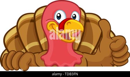 Thanksgiving Turquie ou Noël Personnage Illustration de Vecteur