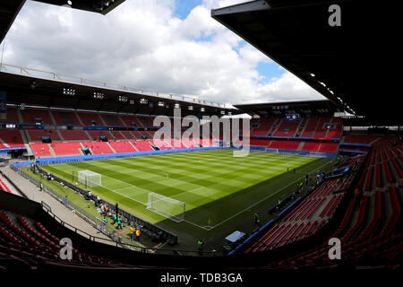 Vue générale de la hauteur de l'avant de la Coupe du Monde féminine de la fifa, Groupe d match au parc Roazhon, Rennes. Banque D'Images