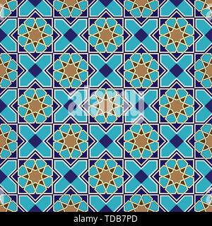 Ornement islamique Art géométrique Illustration de Vecteur