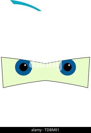 Yeux visage arrière-plan. Concept de héros. Vector EPS10 Illustration de Vecteur