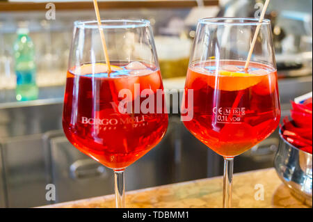 Cocktail Spritz, Venise, Vénétie, Italie Banque D'Images