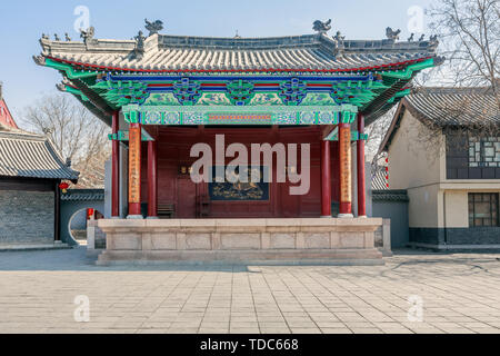 Stade antique, filmé dans la Tour du Lion région pittoresque de Yanggu, Shandong Province Banque D'Images