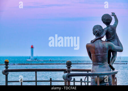 Monument à la femme de marin, Odessa, Ukraine Banque D'Images