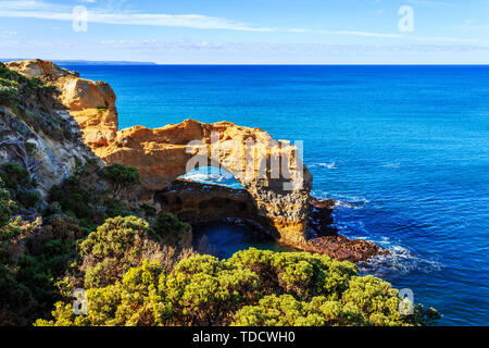 Seascape,paysage et skyline de Great Ocean Road, l'Australie Banque D'Images