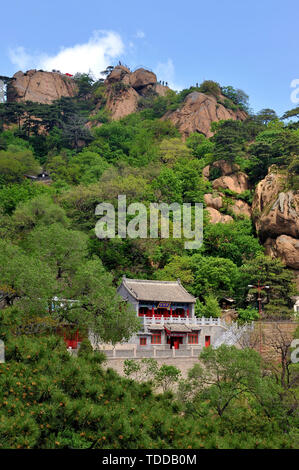 La zone panoramique de Qianshan, Anshan, Liaoning Banque D'Images