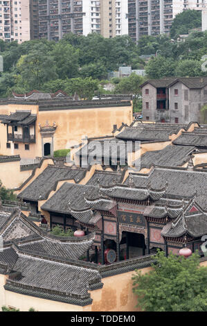 Donnant sur la salle à Chongqing Hou-kouang Banque D'Images