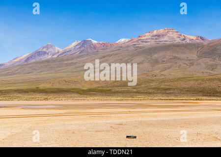 Réserve nationale de Salinas y Aguada Blanca, Yura, road stop, Arequipa, Pérou, Banque D'Images