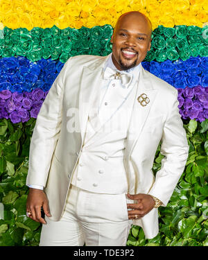 New York, NY - 09 juin 2019 : Michael James Scott assiste à la 73e Assemblée Annuelle des Tony Awards au Radio City Music Hall Banque D'Images