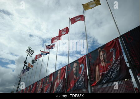 Une vue générale avant la FIH Pro League match à Lee Valley Hockey and Tennis Centre, Londres. Banque D'Images