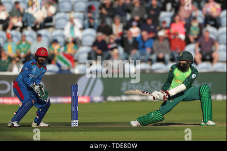 L'Afrique du Sud au cours de l'amla Hashim ICC Cricket World Cup Match à la phase de groupes du pays de Galles Cardiff Stadium, Cardiff. Banque D'Images