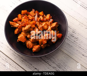 Poulet Kung Pao. Banque D'Images