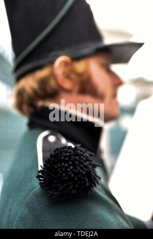 Apsley House, Hyde Park Corner, London, UK. 15 Juin, 2019. La bataille de Waterloo week-end anniversaire tenue à Apsley House, ainsi que les membres de la "95th Rifles". Crédit : Matthieu Chattle/Alamy Live News Banque D'Images