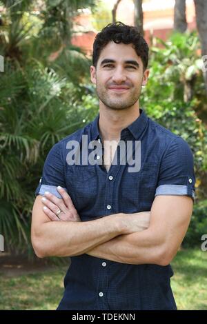 Balle, de l'Italie. 15 Juin, 2019. Pula : Tournage Italie Sardaigne Festival. Troisième jour . Dans la photo : Darren Criss : Crédit Photo Agency indépendante/Alamy Live News Banque D'Images