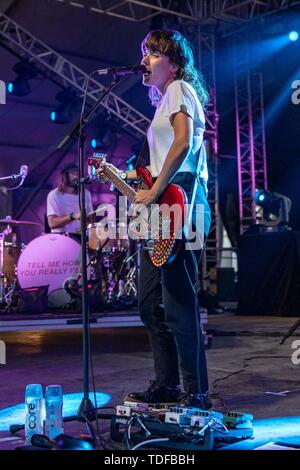 14 juin 2019 - Manchester, New York, États-Unis - COURTNEY BARNET Bonnaroo Music  + pendant le Festival des Arts dans la région de Manchester, New Hampshire (crédit Image : © Daniel DeSlover/Zuma sur le fil) Banque D'Images