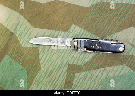 La DEUXIÈME GUERRE MONDIALE en couteau de Siemens Wolf's Lair de Gierloz, Pologne. 4 juillet 2008 © Wojciech Strozyk / Alamy Stock Photo Banque D'Images