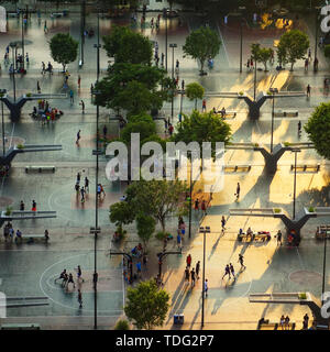 Guangzhou Tianhe Sports Centre de basket-ball Banque D'Images