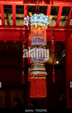 Lanternes chinoises fête traditionnelle Banque D'Images