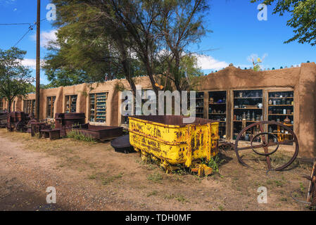 Casa Grande Poste de traite et musée de la mine sur la piste Turquoise au Nouveau Mexique Banque D'Images