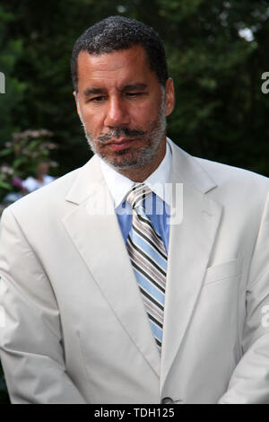 East Hampton, États-Unis. 19 juillet, 2008. Gouverneur de l'État de New York, David A. Paterson à la 9e Annual ART POUR LA VIE D'East Hampton au gala-bénéfice Russell Simmons' East Hampton Estate. Crédit : Steve Mack/Alamy Banque D'Images