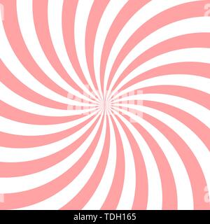 Sweet candy rose Résumé Contexte en spirale. Vector illustration. Illustration de Vecteur