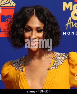 Santa Monica, USA. 15 Juin, 2019. MJ Rodriguez assiste à la 2019 MTV Film et TV Prix à Barker Hangar sur 15 juin 2019 à Santa Monica, en Californie. Credit : MediaPunch Inc/Alamy Live News Banque D'Images