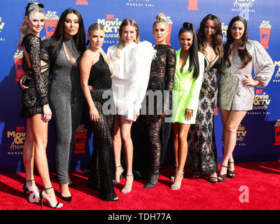 Scheana Shay, Billie Lee, Lala et Kent Stassi Schroeder de règles Vanderpump arrivent à la 2019 MTV Film et TV Prix tenue au Barker Hangar sur 15 juin 2019 à Santa Monica, Los Angeles, Californie, USA. (Photo par Xavier Collin/Image Press Office) Banque D'Images