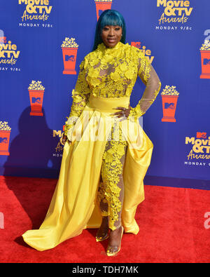 Los Angeles, USA. 15 Juin, 2019. Spice assiste à la 2019 MTV Film et TV Prix à Barker Hangar sur 15 juin 2019 à Santa Monica, Californie Crédit : Tsuni/USA/Alamy Live News Banque D'Images