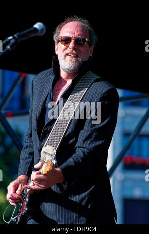 Madrid, Espagne. 15 Juin, 2019. Blues Festival International de Madrid, red house band concert à Place Colon, Madrid, Espagne. EnriquePSans / Alamy Live News Banque D'Images