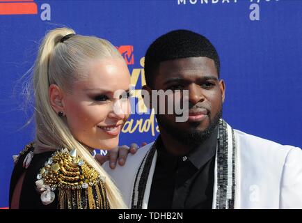 Los Angeles, USA. 16 juin 2019. Lindsey Vonn assiste à la 2019 MTV Movie & TV Awards au Barker Hangar à Los Angeles, USA, le 15 juin 2019. | conditions dans le monde entier : dpa Crédit photo alliance/Alamy Live News Banque D'Images