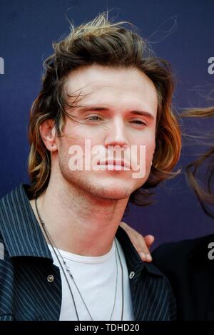 Londres, Royaume-Uni. 16 juin 2019. Dougie Poynter pose sur le tapis rouge pour la première européenne de Toy Story 4 qui a eu lieu à l'odéon Luxe, Leicester Square, London Le dimanche, Juin 16, 2019 . Credit : Julie Edwards/Alamy Live News Banque D'Images