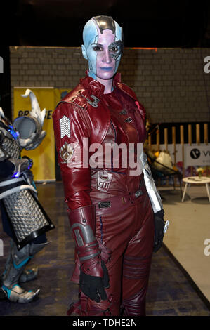 Cosplayeuse à la 3e allemand Comic Con Munchen dans le zénith. Munich, 15.06.2019 | Le monde d'utilisation Banque D'Images