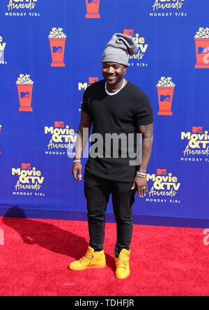 15 juin 2019 - Santa Monica, Californie, États-Unis - 15 juin 2019 - Santa Monica, Californie, États-Unis - RAY J assiste à la 2019 MTV Movie Awards (TV et Image Crédit : © Alexander Seyum/Zuma sur le fil) Banque D'Images