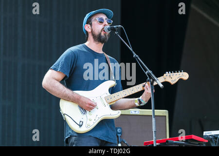 Oslo, Norvège - Juin 15th, 2019. La chanteuse et auteur-compositeur Charles Watson effectue un concert live au cours de la fête de la musique norvégienne Piknik i Parken 2019 à Oslo. (Photo crédit : Gonzales Photo - Stian S. Møller). Banque D'Images