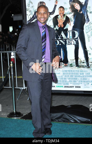 LOS ANGELES, CA. 09 janvier 2008 : Finesse Mitchell à Los Angeles la première de son nouveau film "Argent" au Mann Village Theatre, Westwood. © 2008 Paul Smith / Featureflash Banque D'Images