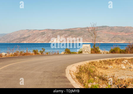 Paysage le long de la route du lac Erhai, à Dali, Yunnan Banque D'Images